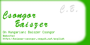 csongor baiszer business card